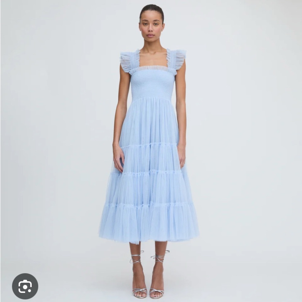 The Tulle Ellie Nap Dress - Powder Blue Tulle